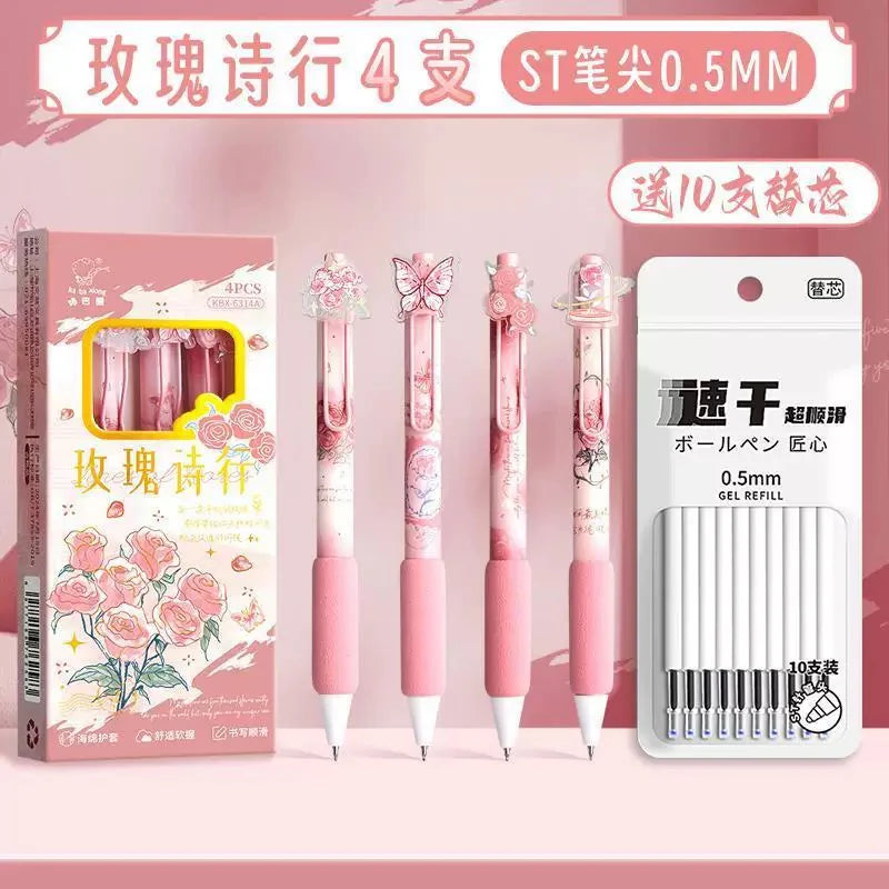 Vintage Rose Garden Pen (set of 4 pens)