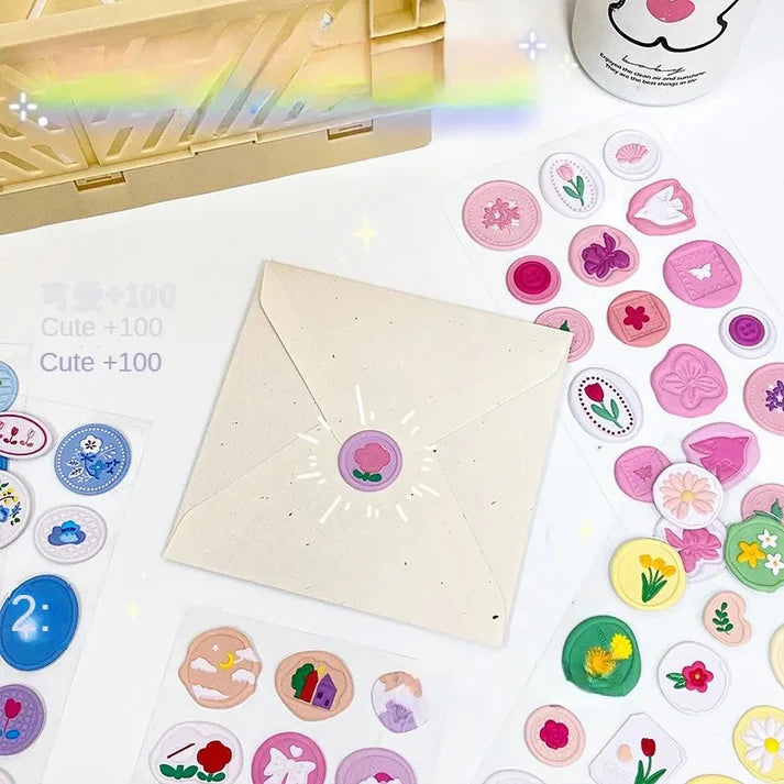 Wax Stamp Stickers