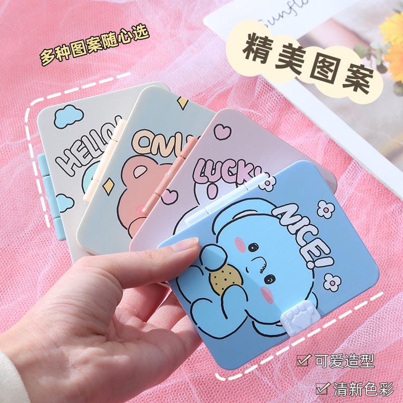 Kawaii Square Mirror & Comb