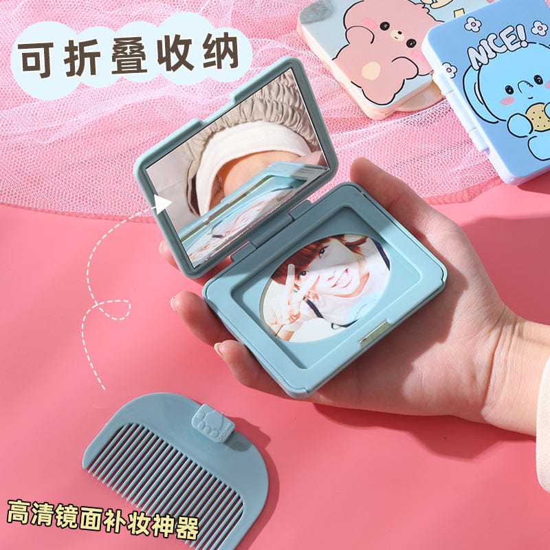 Kawaii Square Mirror & Comb