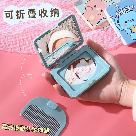Kawaii Square Mirror & Comb