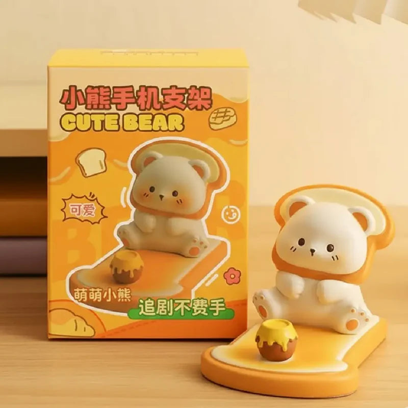 Creamy Bear Mobile Holder