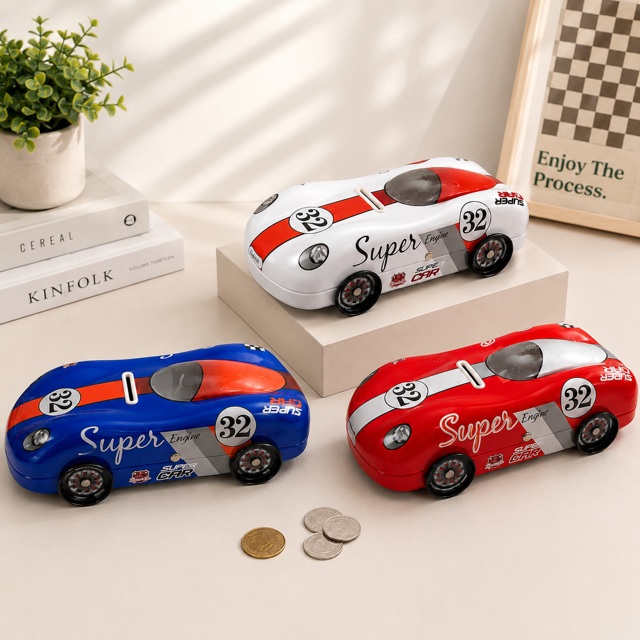 Super Car Money Bank with Password